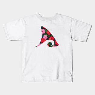 Shark Fin Ocean Wave (Manō Edition) Kids T-Shirt